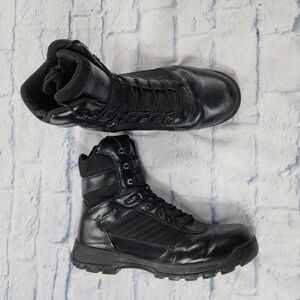 Bates Boots MENS SIZE 12 Tactical Sport 2 Tall Side Zip Black Boots Shoes E03180